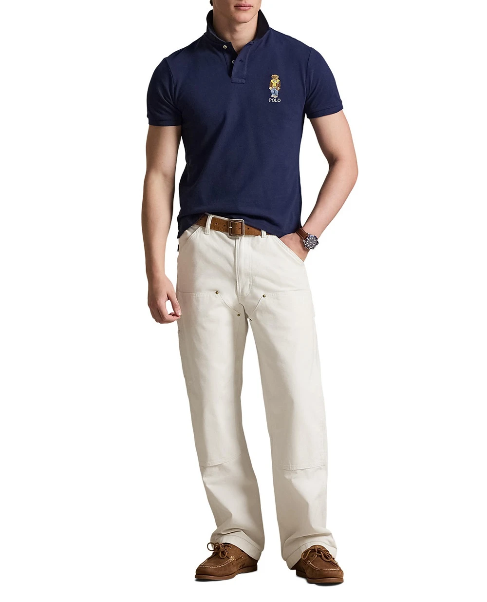 Поло Polo Bear Polo Ralph Lauren 710B16251001, синий цвет • Купить в интернет-магазине Kameron