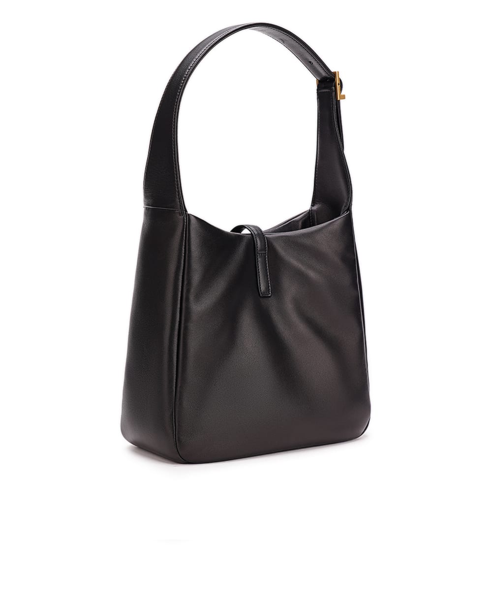 Кожаная сумка Le 5 À 7 Supple Small Saint Laurent 763480-AACX7, черный цвет • Купить в интернет-магазине Kameron