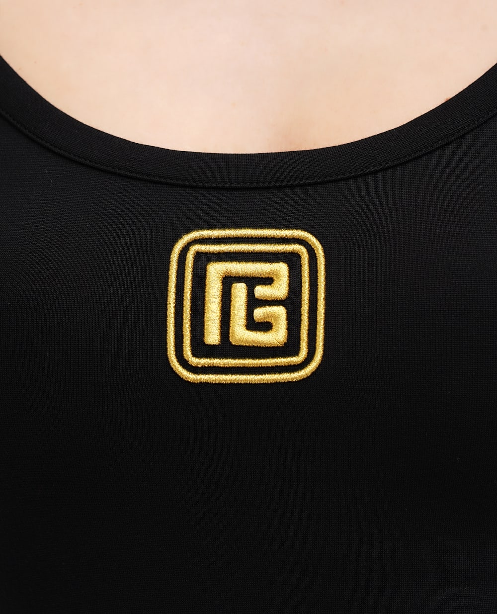 Футболка Balmain EF1EF101BC49, чорний колір • Купити в інтернет-магазині Kameron