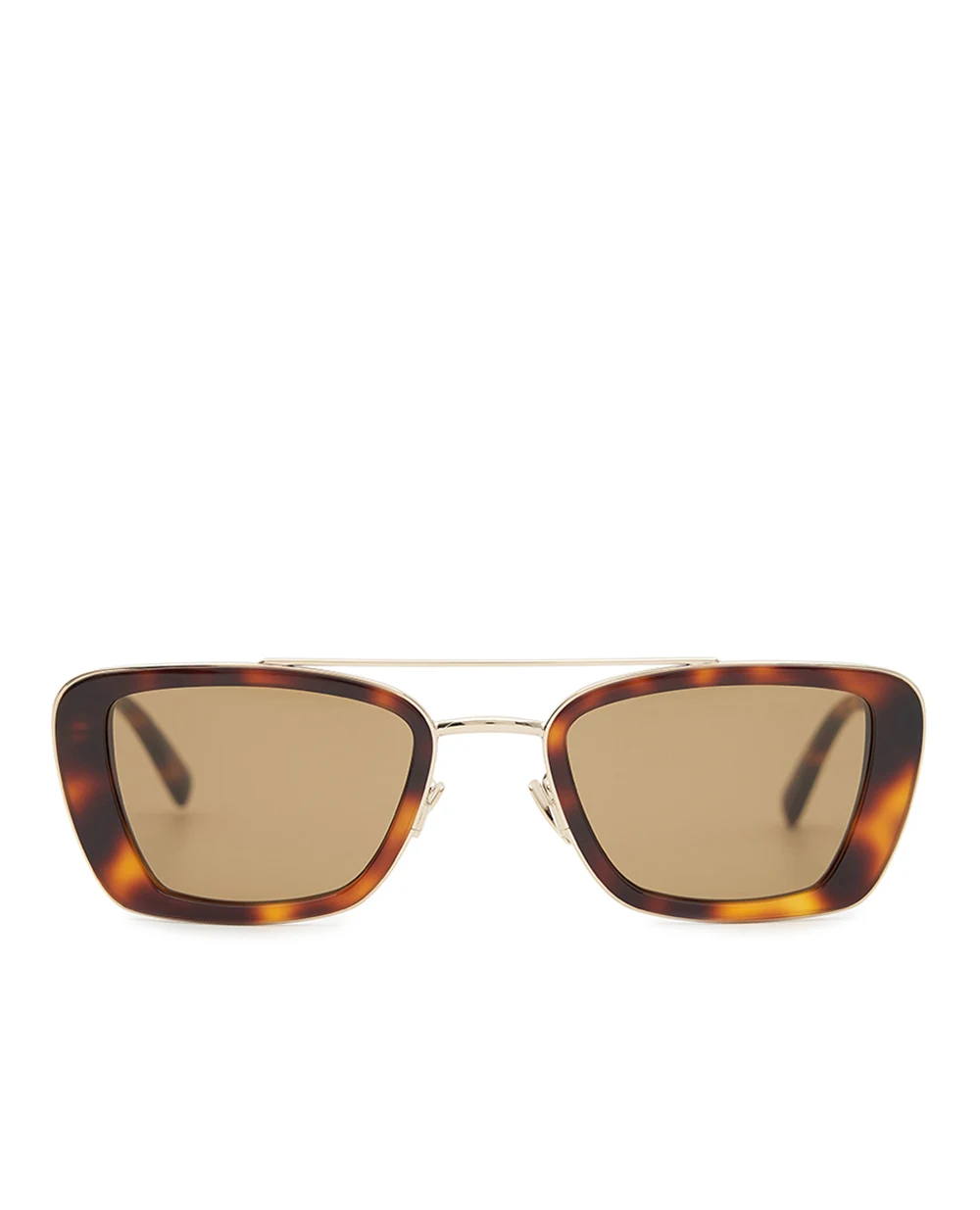 Очки 825 с принтом Saint Laurent 843051-Y9956, коричневый цвет • Купить в интернет-магазине Kameron