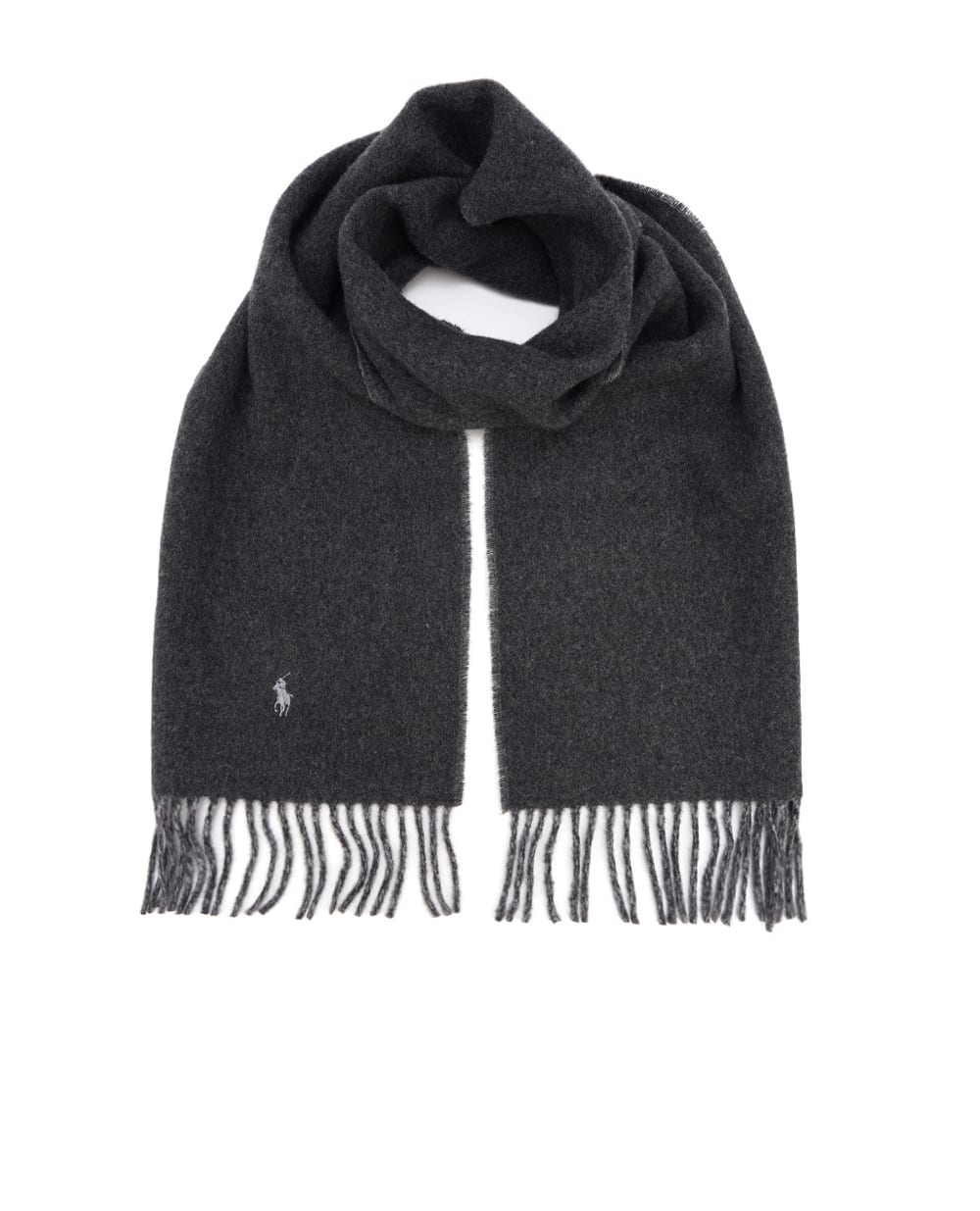 Шарф Polo Ralph Lauren 449959334003, серый цвет • Купить в интернет-магазине Kameron