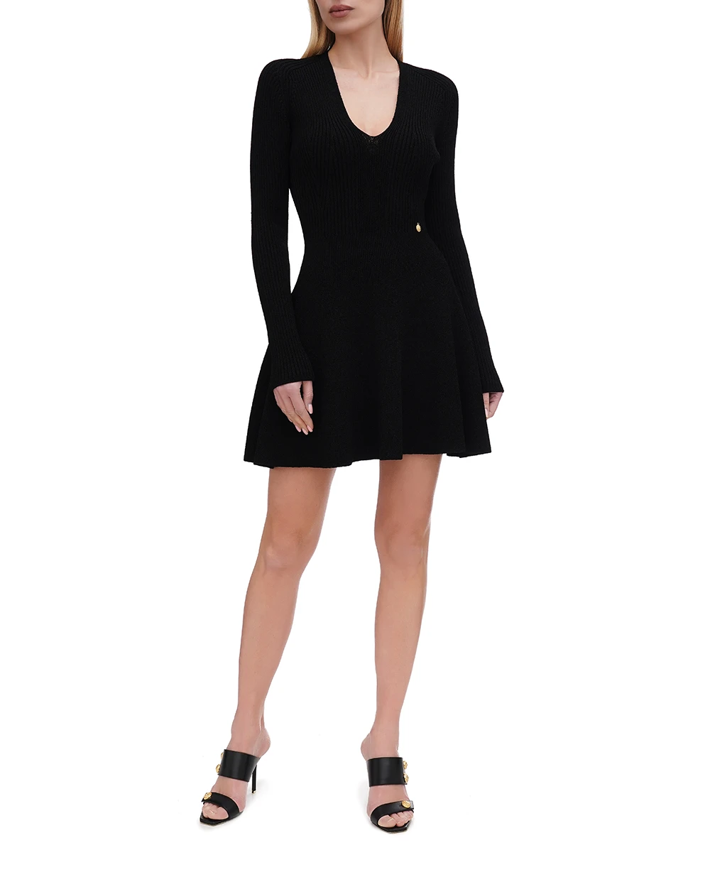 Платье Balmain EF1R9857KI09, черный цвет • Купить в интернет-магазине Kameron
