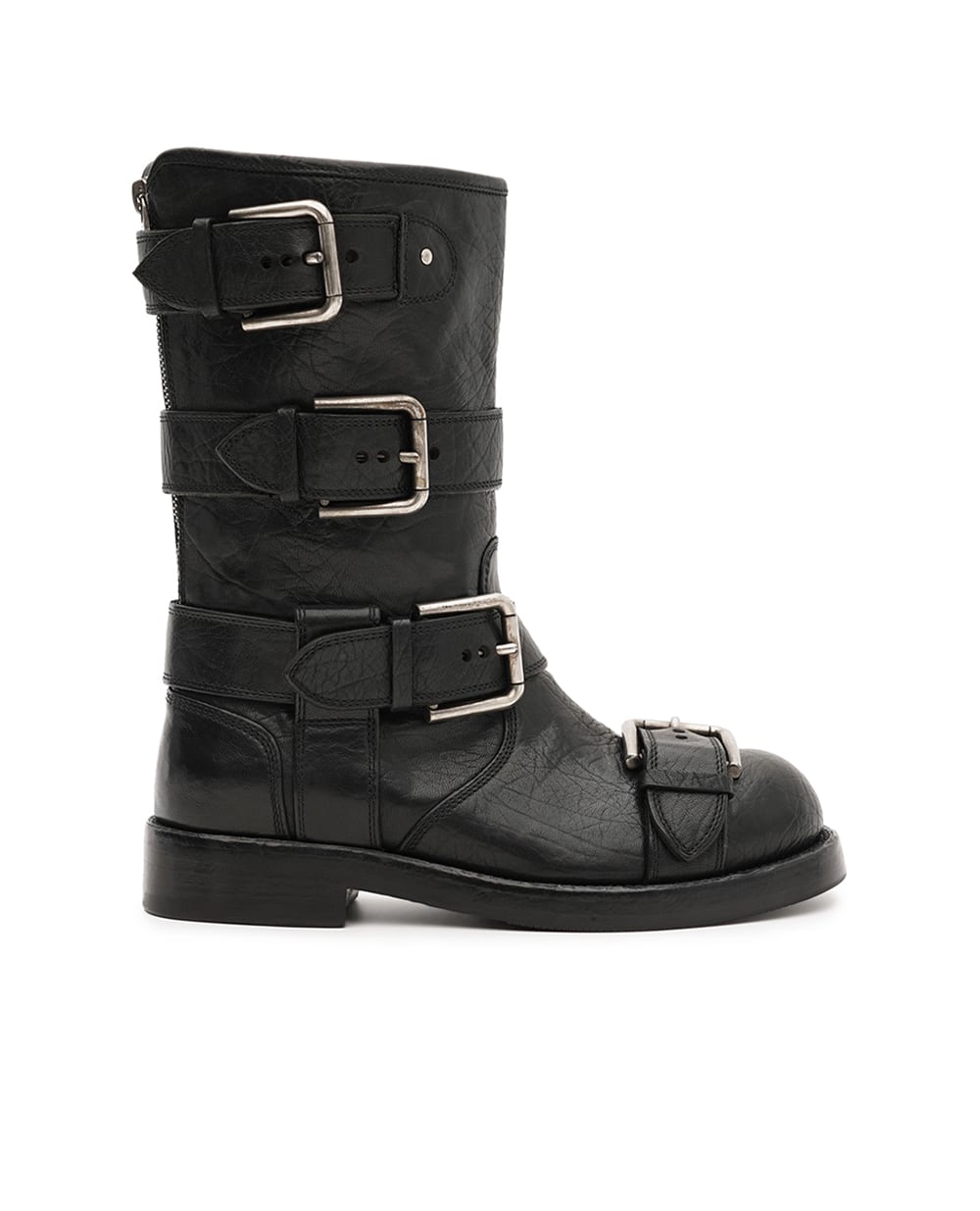 Черевики зі шкіри Dolce&Gabbana CT1106-AW352, чорний колір • Купити в інтернет-магазині Kameron