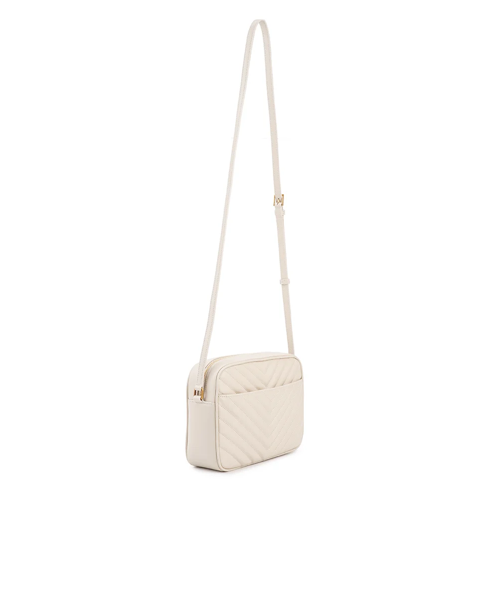 Кожаная сумка Lou Camera Bag Saint Laurent 761554-DV707, кремовый цвет • Купить в интернет-магазине Kameron