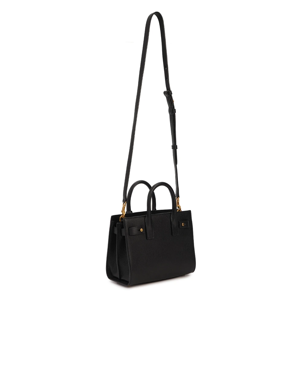 Кожаная сумка Sac De Jour Nano Saint Laurent 717449-DTI0W, чорний колір • Купити в інтернет-магазині Kameron