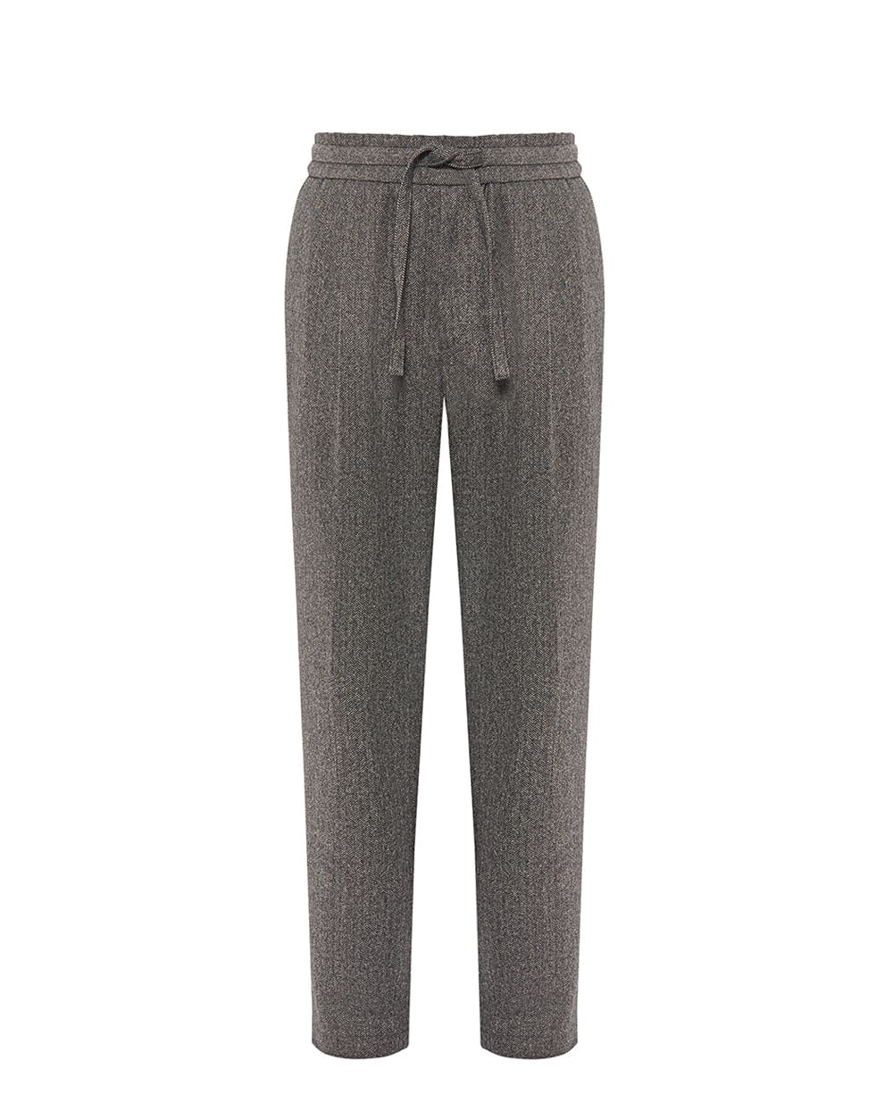 Брюки из шерсти Dolce&Gabbana GP12QT-FCMDE, серый цвет • Купить в интернет-магазине Kameron