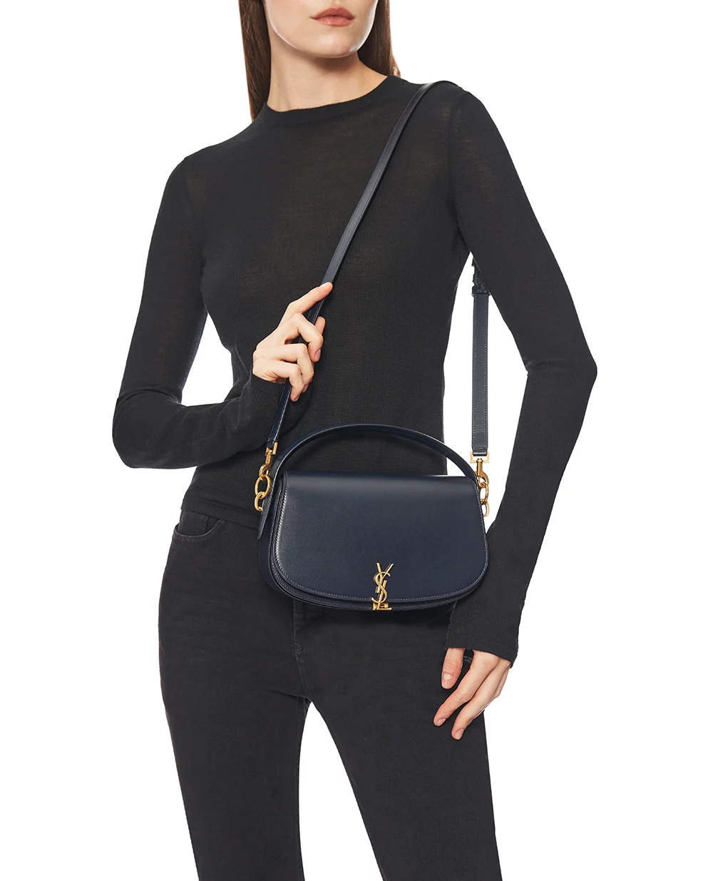 Сумка Saint Laurent 837382-0SX0W, синий цвет • Купить в интернет-магазине Kameron