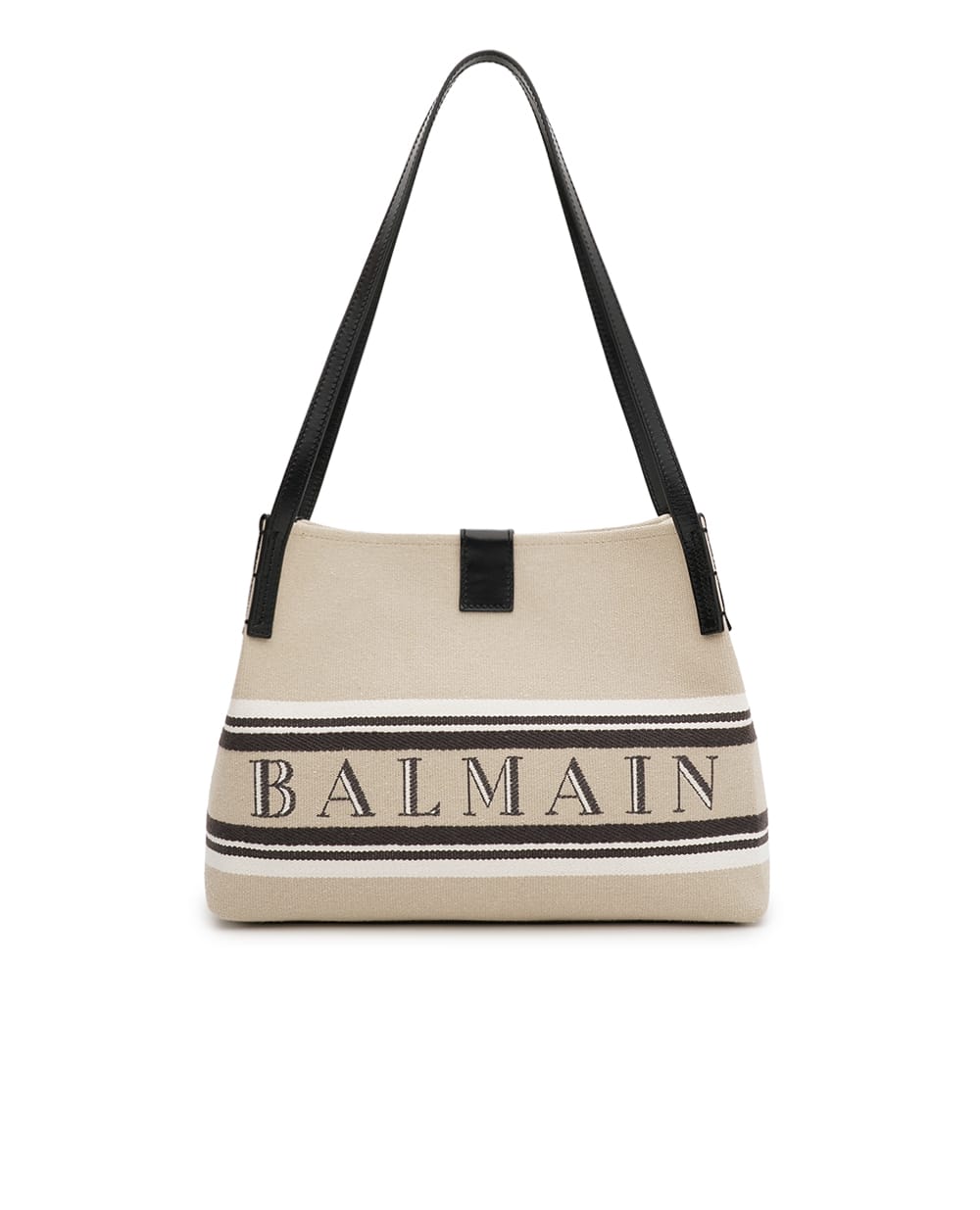 Сумка-тоут з логотипом Balmain GN1FE033TJBR, бежевий колір • Купити в інтернет-магазині Kameron