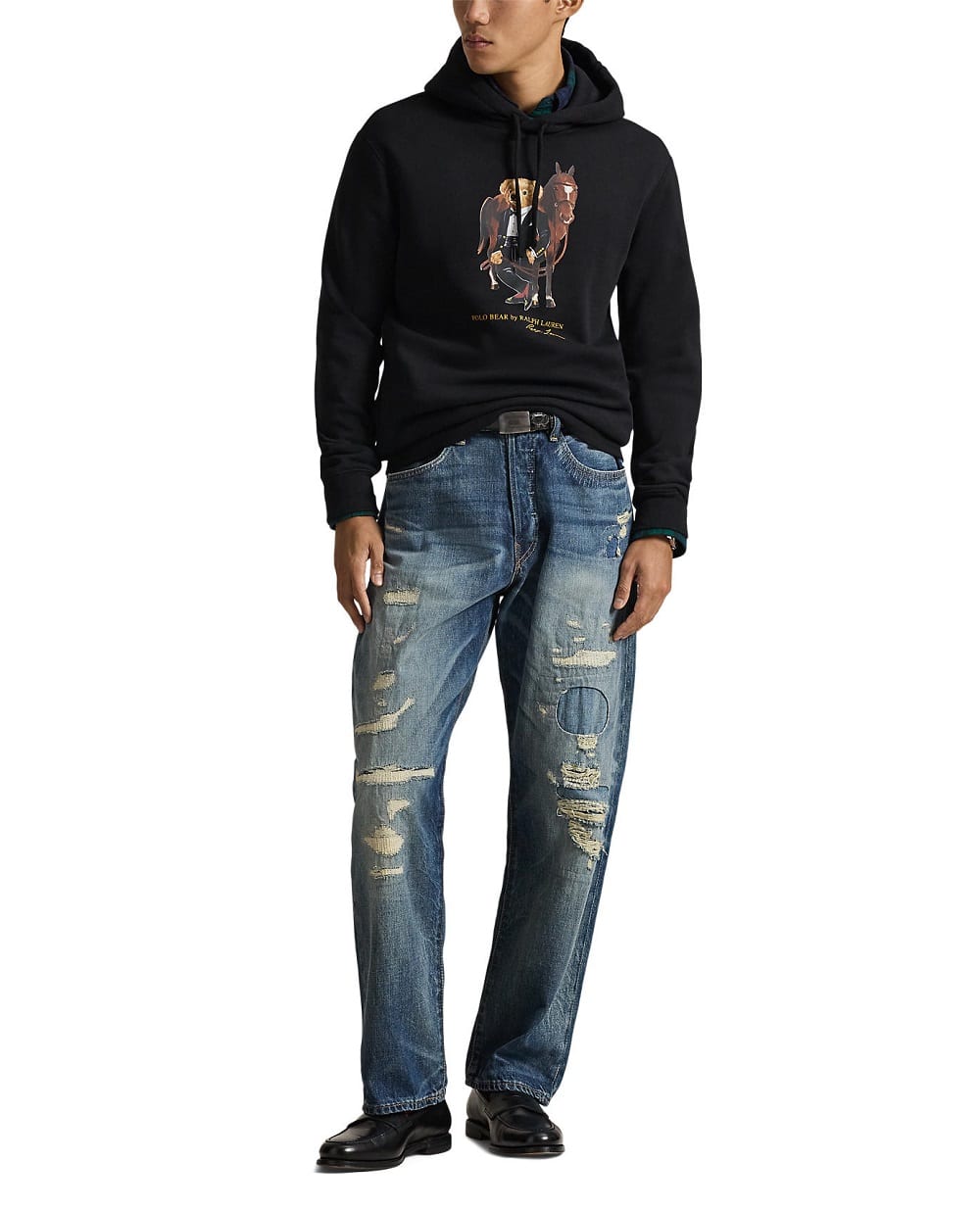 Худи Polo Bear из флиса Polo Ralph Lauren 710P08096001, черный цвет • Купить в интернет-магазине Kameron