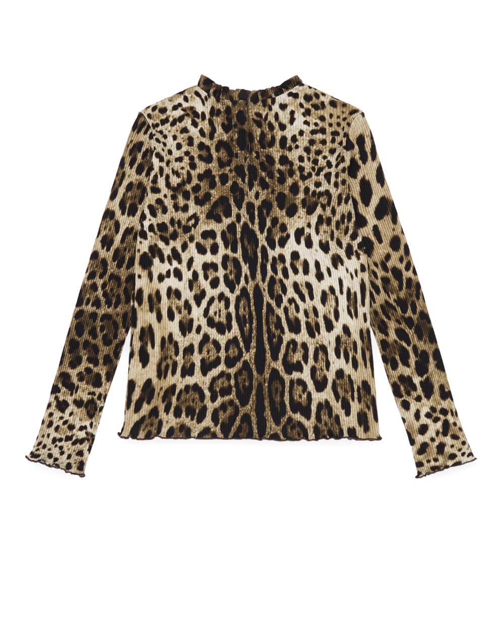 Детский гольф с леопардовым принтом Dolce&Gabbana Kids L5JTQC-HS7Q6-S, коричневый цвет • Купить в интернет-магазине Kameron