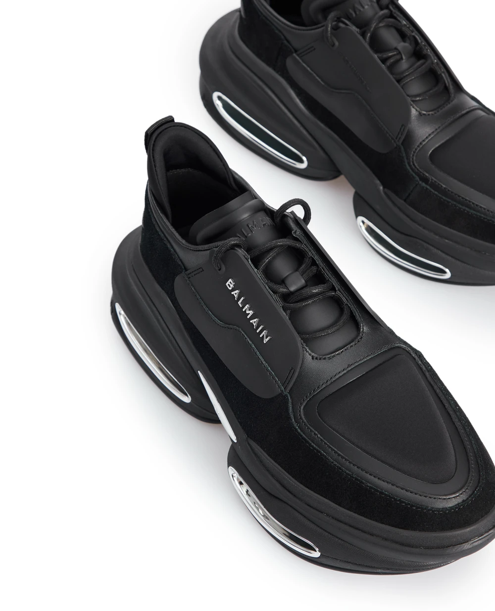 Кроссовки B-Bold Low Balmain AM1VI277TRPN, черный цвет • Купить в интернет-магазине Kameron