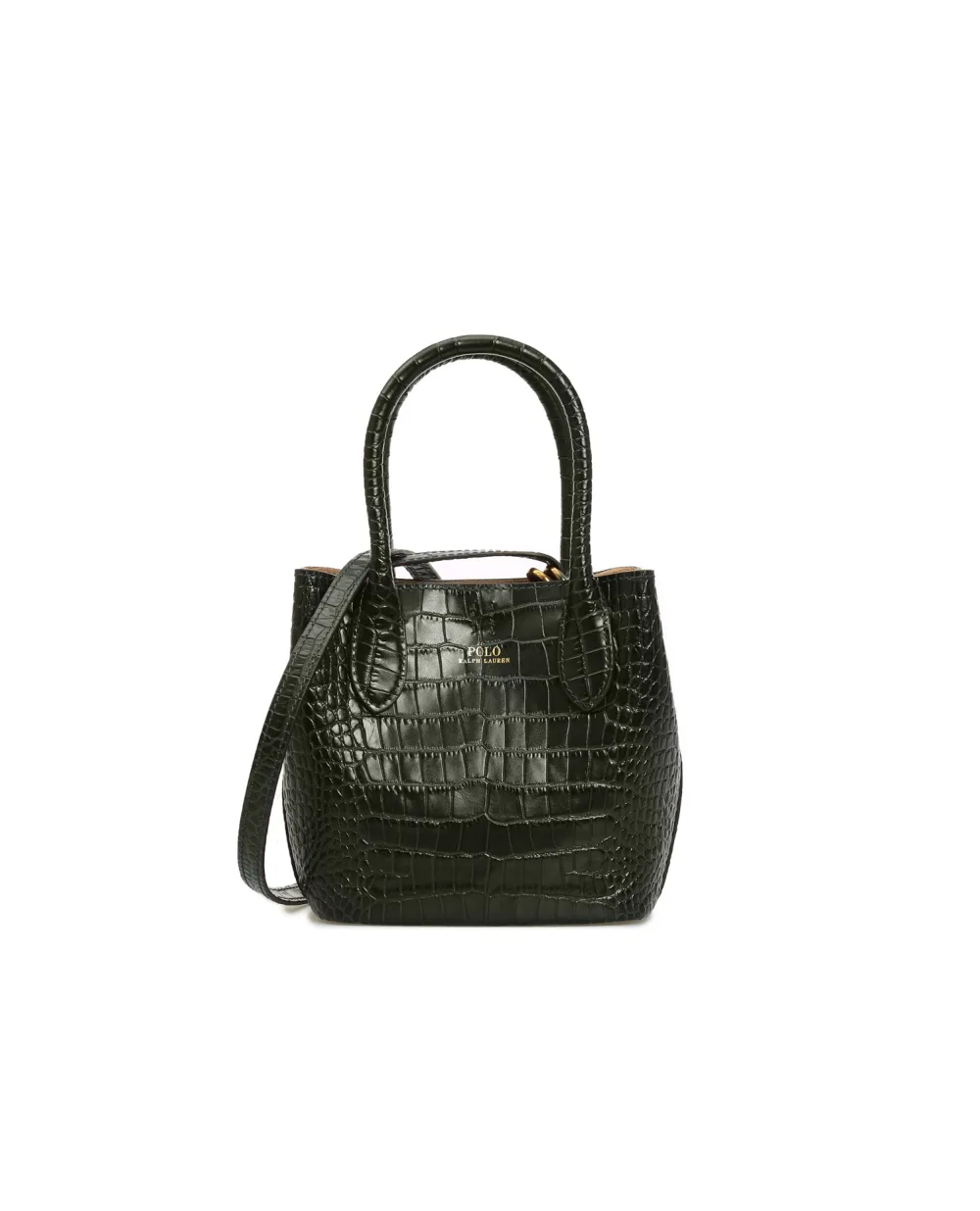 Кожаная сумка Polo Ralph Lauren 428791394009, зеленый цвет • Купить в интернет-магазине Kameron
