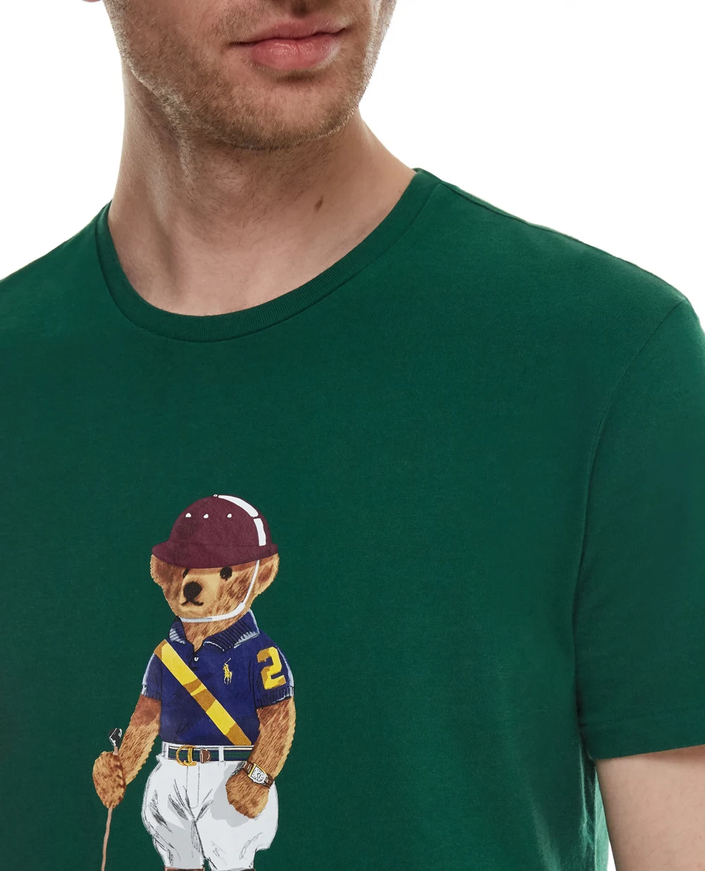 Футболка Polo Ralph Lauren 710803488005, зеленый цвет • Купить в интернет-магазине Kameron