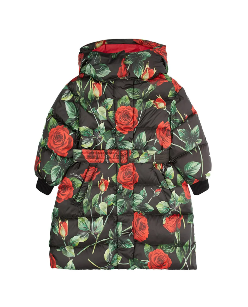Пуховик Dolce&Gabbana Kids L5JBJM-FSSGK-B, черный цвет • Купить в интернет-магазине Kameron