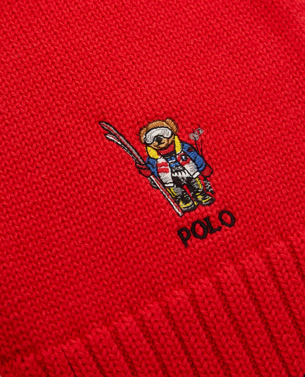 Детский шарф Polo Bear Polo Ralph Lauren Kids 322882407002, красный цвет • Купить в интернет-магазине Kameron