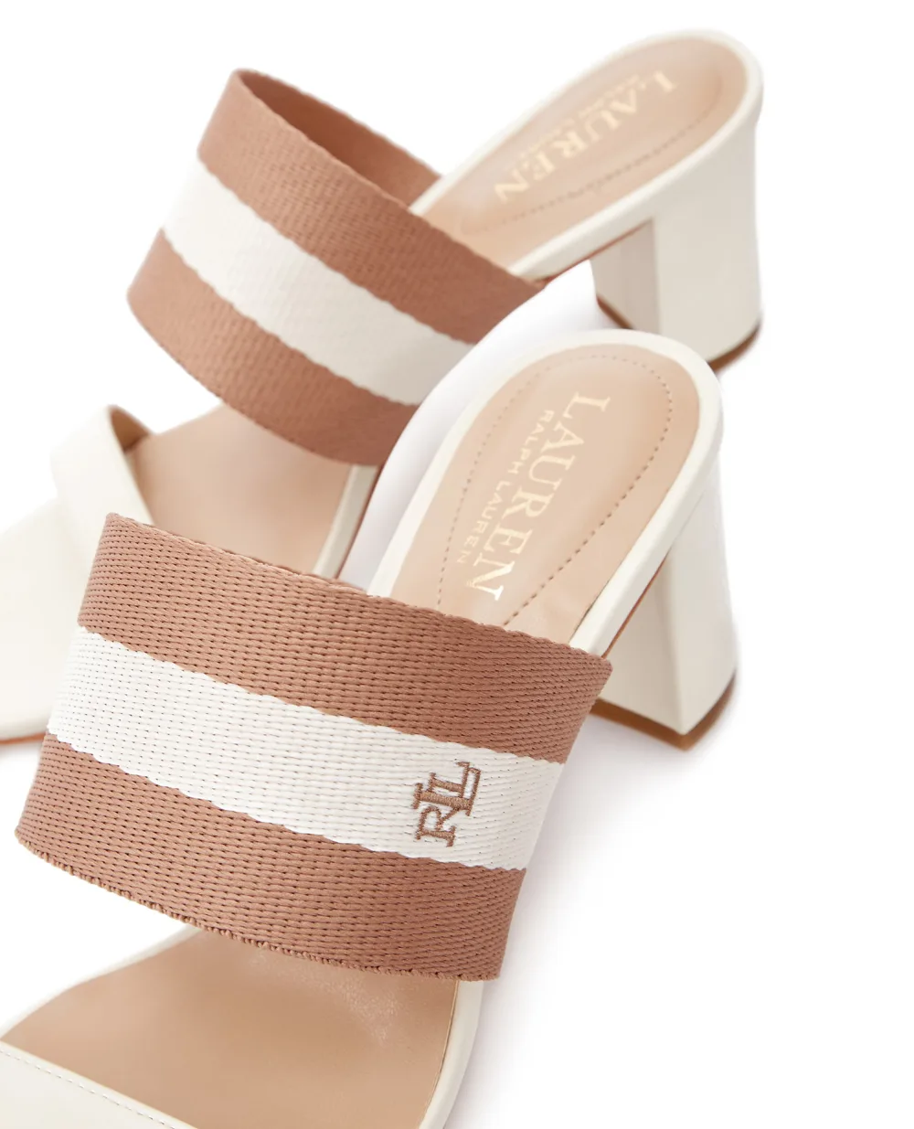 Мюли Polo Ralph Lauren 802836728001, белый цвет • Купить в интернет-магазине Kameron