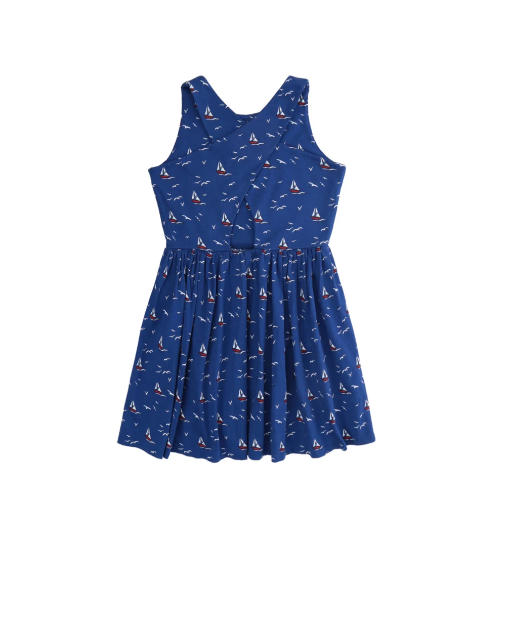 Детское платье Polo Ralph Lauren Kids 313738358001, синий цвет • Купить в интернет-магазине Kameron
