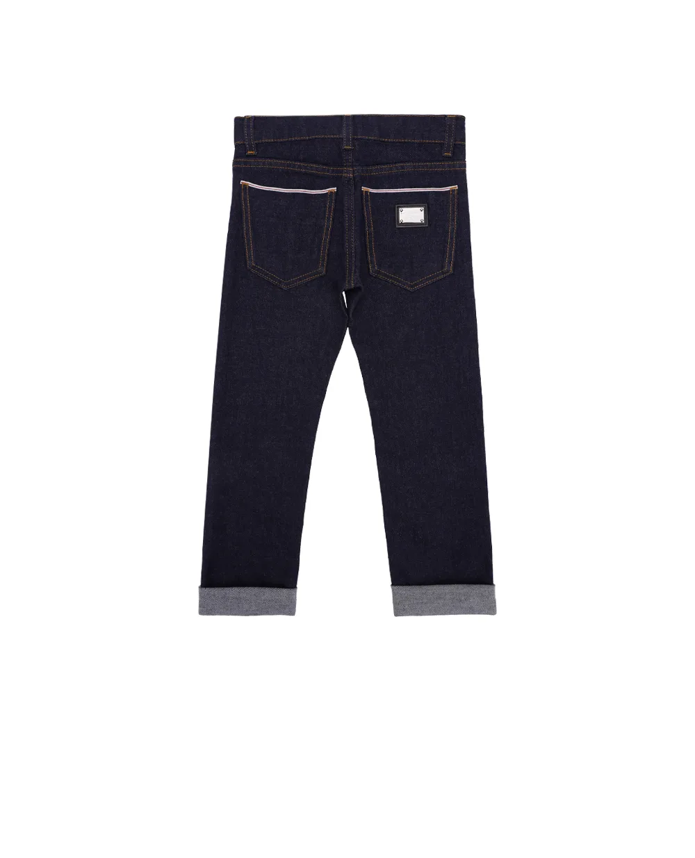 Детские джинсы Dolce&Gabbana Kids L42F59-LDB95-S, темно-синий цвет • Купить в интернет-магазине Kameron