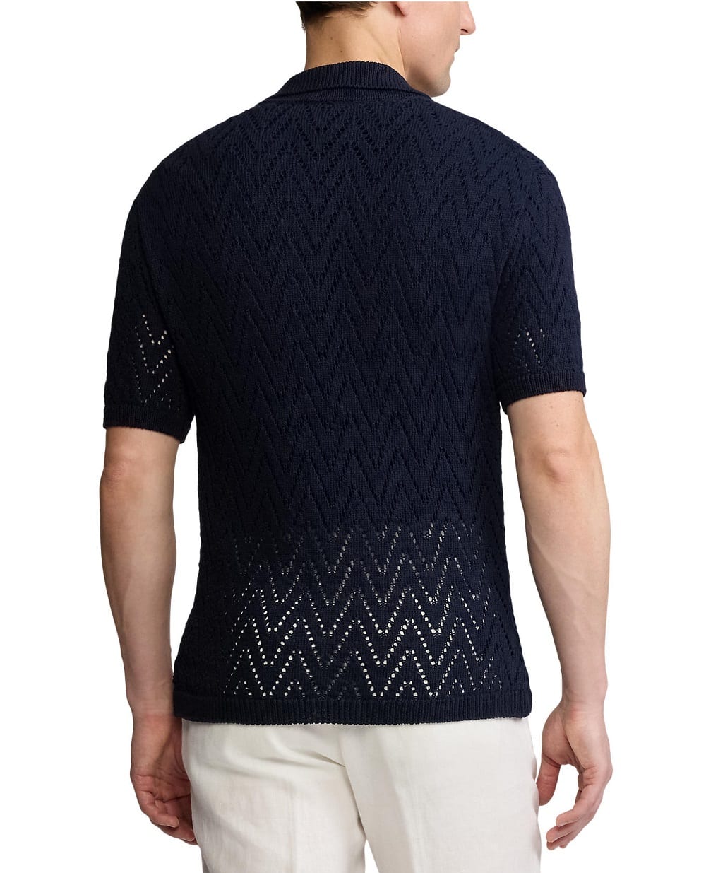 Кардиган короткий рукав Ralph Lauren Purple Label 790963441002, темно-синий цвет • Купить в интернет-магазине Kameron