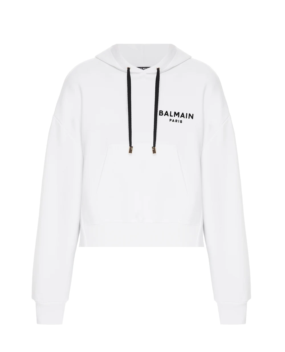 Худи Balmain VF13792B015, белый цвет • Купить в интернет-магазине Kameron