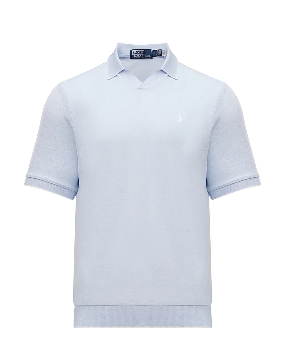 Поло Polo Ralph Lauren 710964535001, голубой цвет • Купить в интернет-магазине Kameron