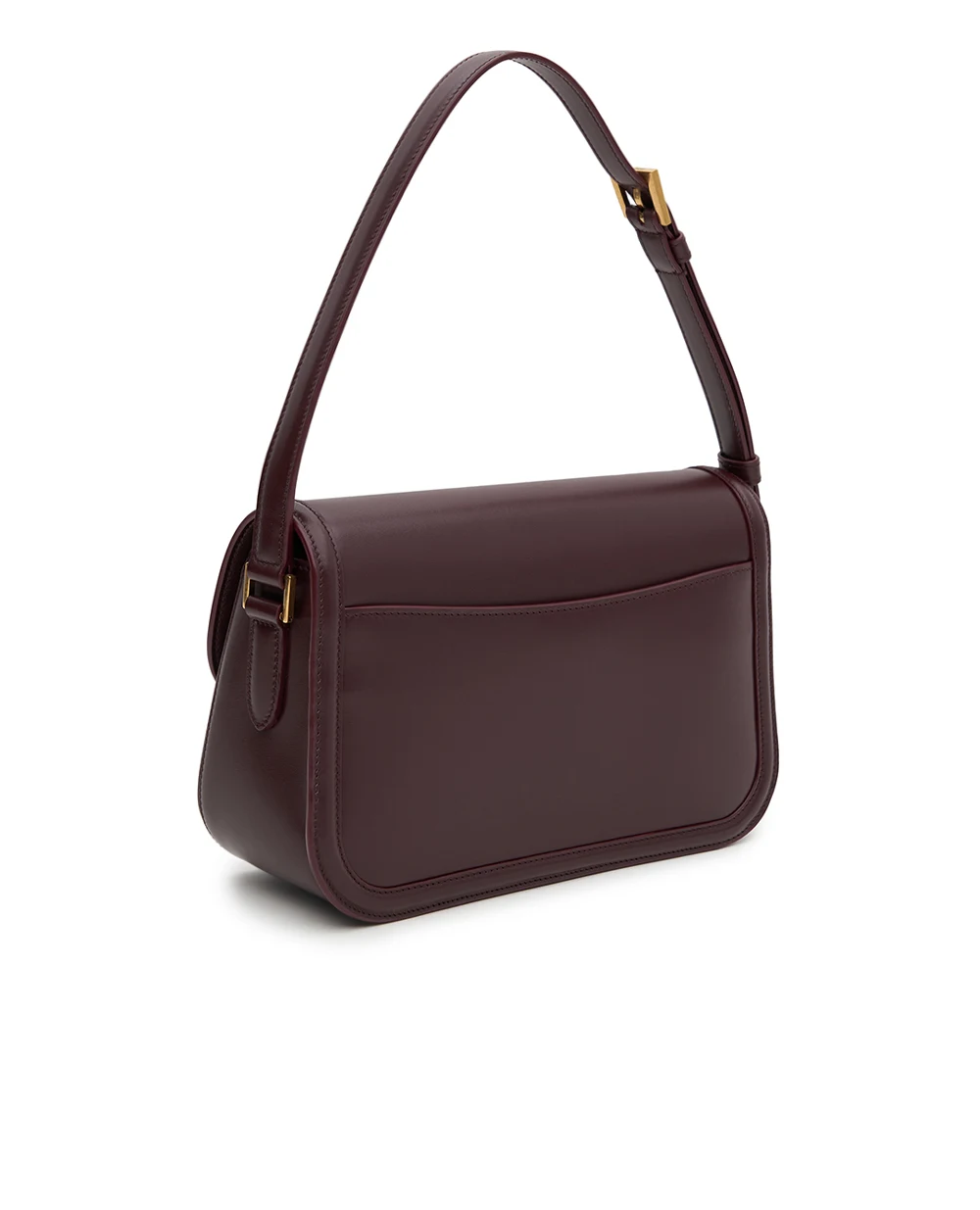 Сумка из кожи Solferino Medium Saint Laurent 832330-0SX0W, бордовый цвет • Купить в интернет-магазине Kameron