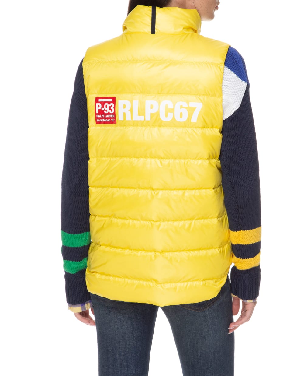 Пуховой жилет Polo Ralph Lauren 211734184002, желтый цвет • Купить в интернет-магазине Kameron
