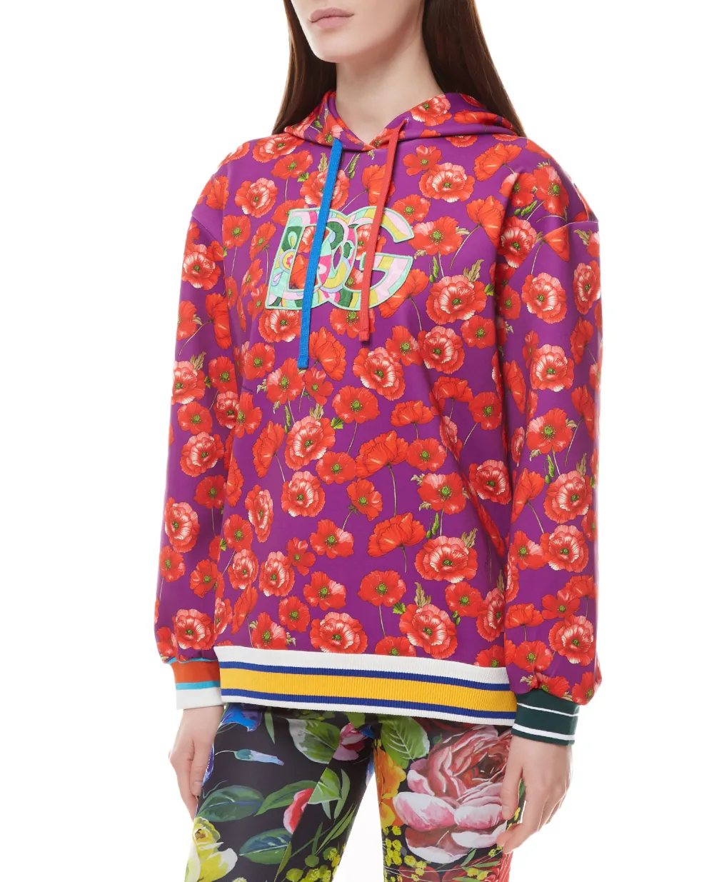Худи Dolce&Gabbana F9M81Z-FSUAN, фиолетовый цвет • Купить в интернет-магазине Kameron