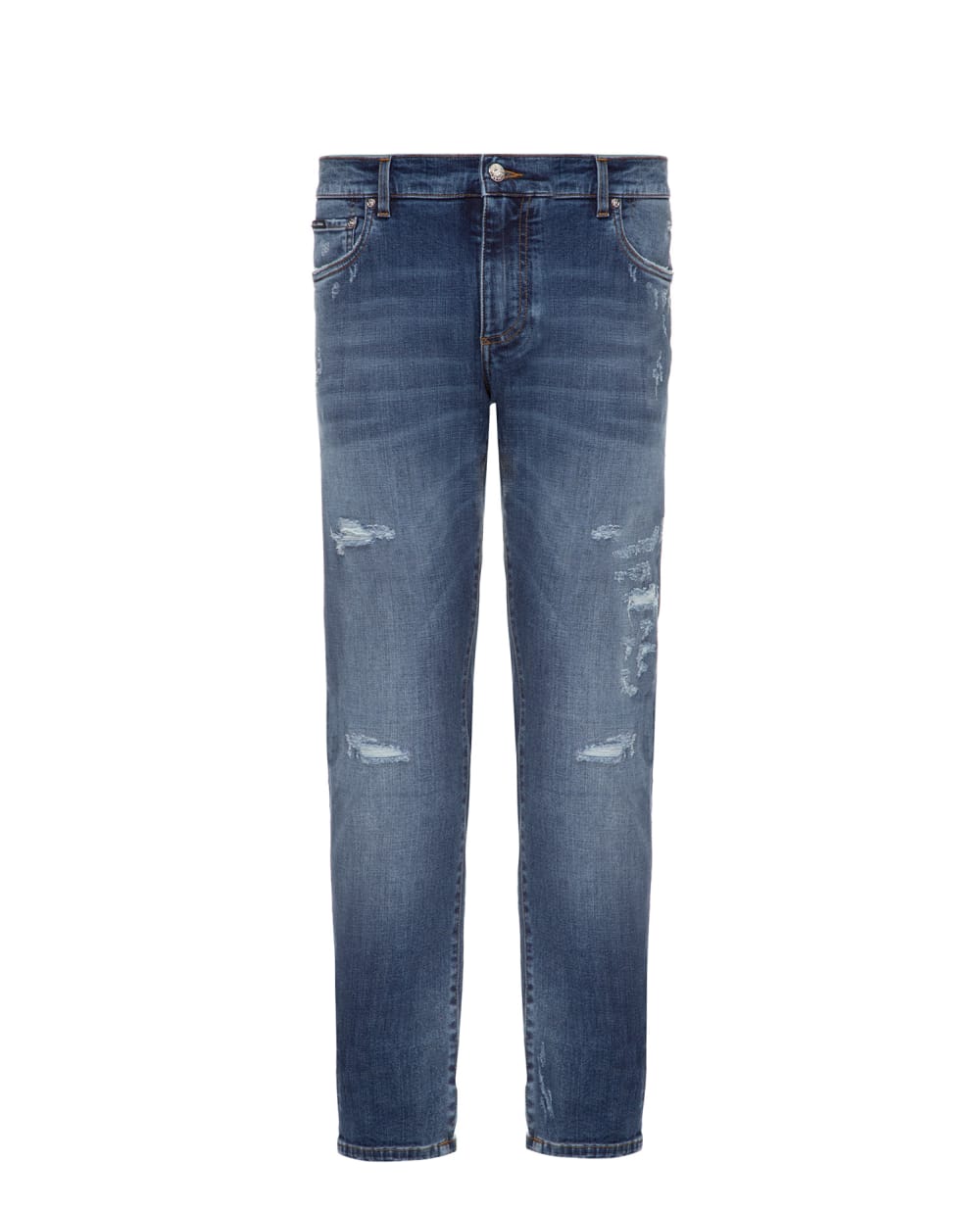 Джинсы Slim Dolce&Gabbana GY07CD-G8BD4, голубой цвет • Купить в интернет-магазине Kameron