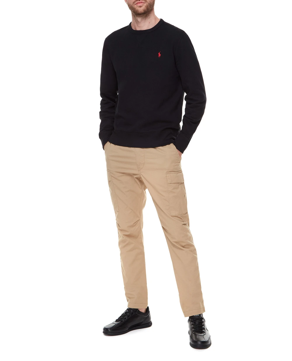 Свитшот Polo Ralph Lauren 710766772001, черный цвет • Купить в интернет-магазине Kameron