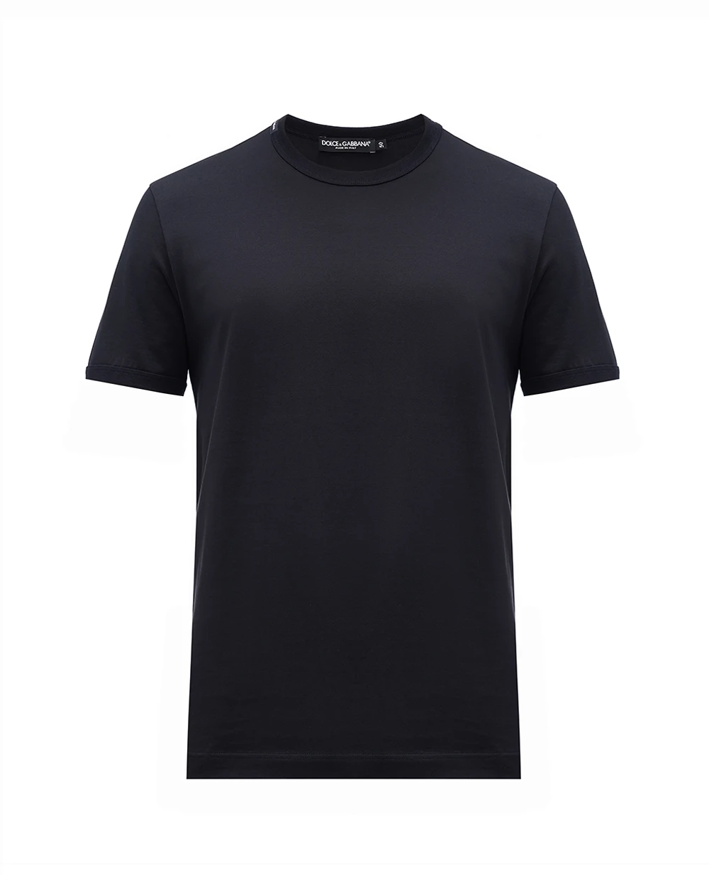 Футболка Dolce&Gabbana G8JX7T-FU7EQ, темно-синий цвет • Купить в интернет-магазине Kameron