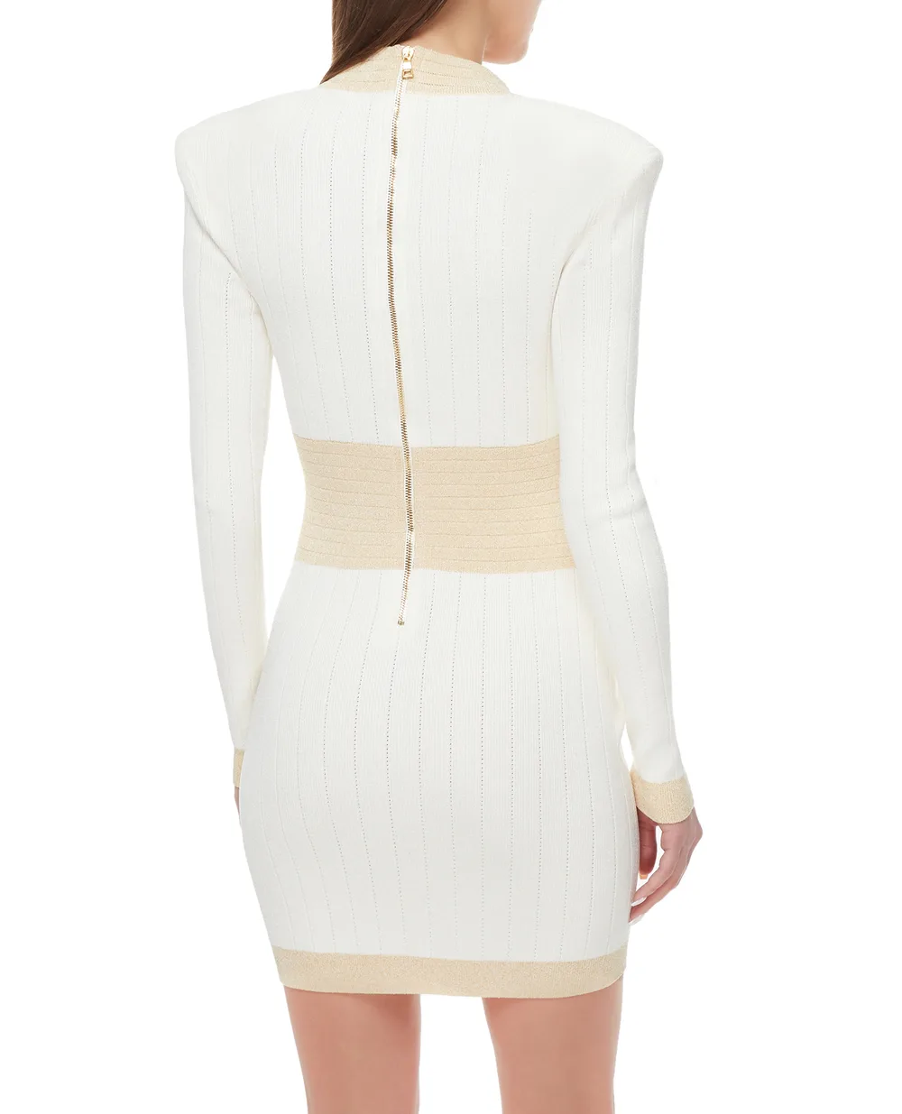 Сукня Balmain AF1R8060KD74-S, білий колір • Купити в інтернет-магазині Kameron