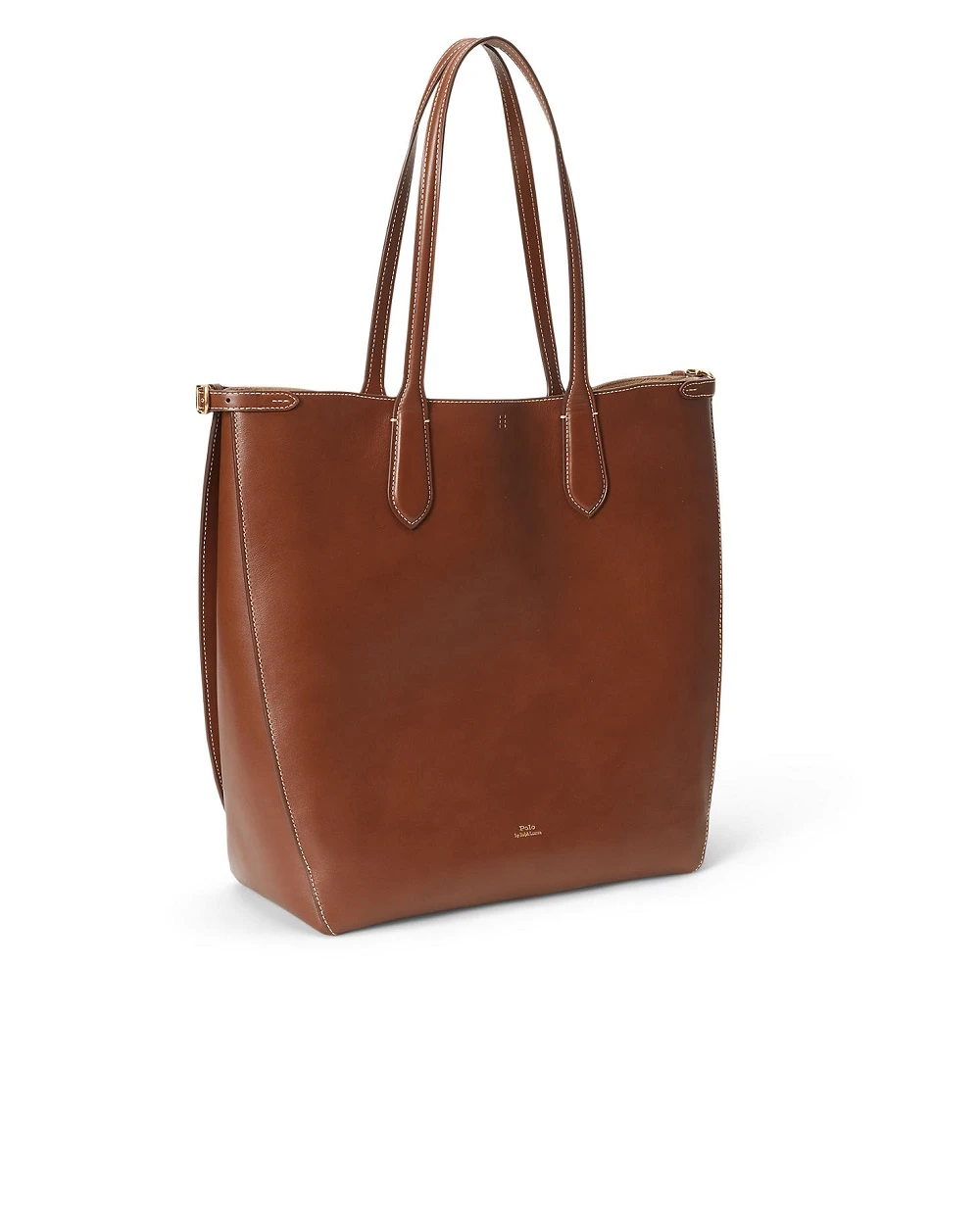 Сумка-тоут Bellport North-South из кожи Polo Ralph Lauren 428962757001, коричневый цвет • Купить в интернет-магазине Kameron