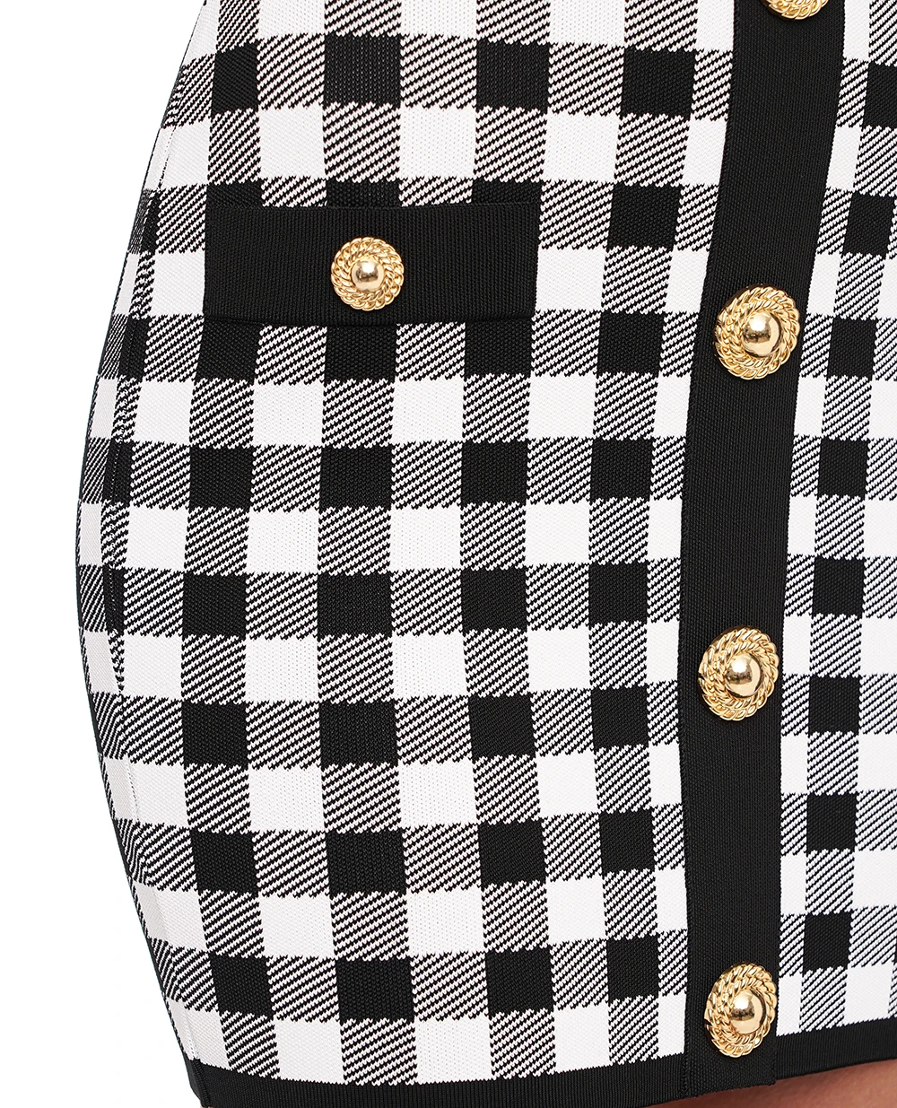 Сукня Balmain CF1R8019KF51, чорний колір • Купити в інтернет-магазині Kameron