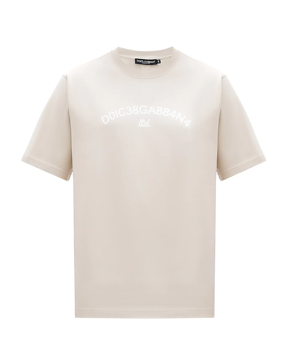 Футболка Dolce&Gabbana G8PN9T-G7M3K, бежевый цвет • Купить в интернет-магазине Kameron