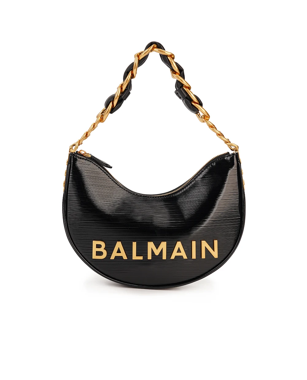 Шкіряна сумка 1945 Soft Moon Balmain EN0BQ954LSTV, чорний колір • Купити в інтернет-магазині Kameron