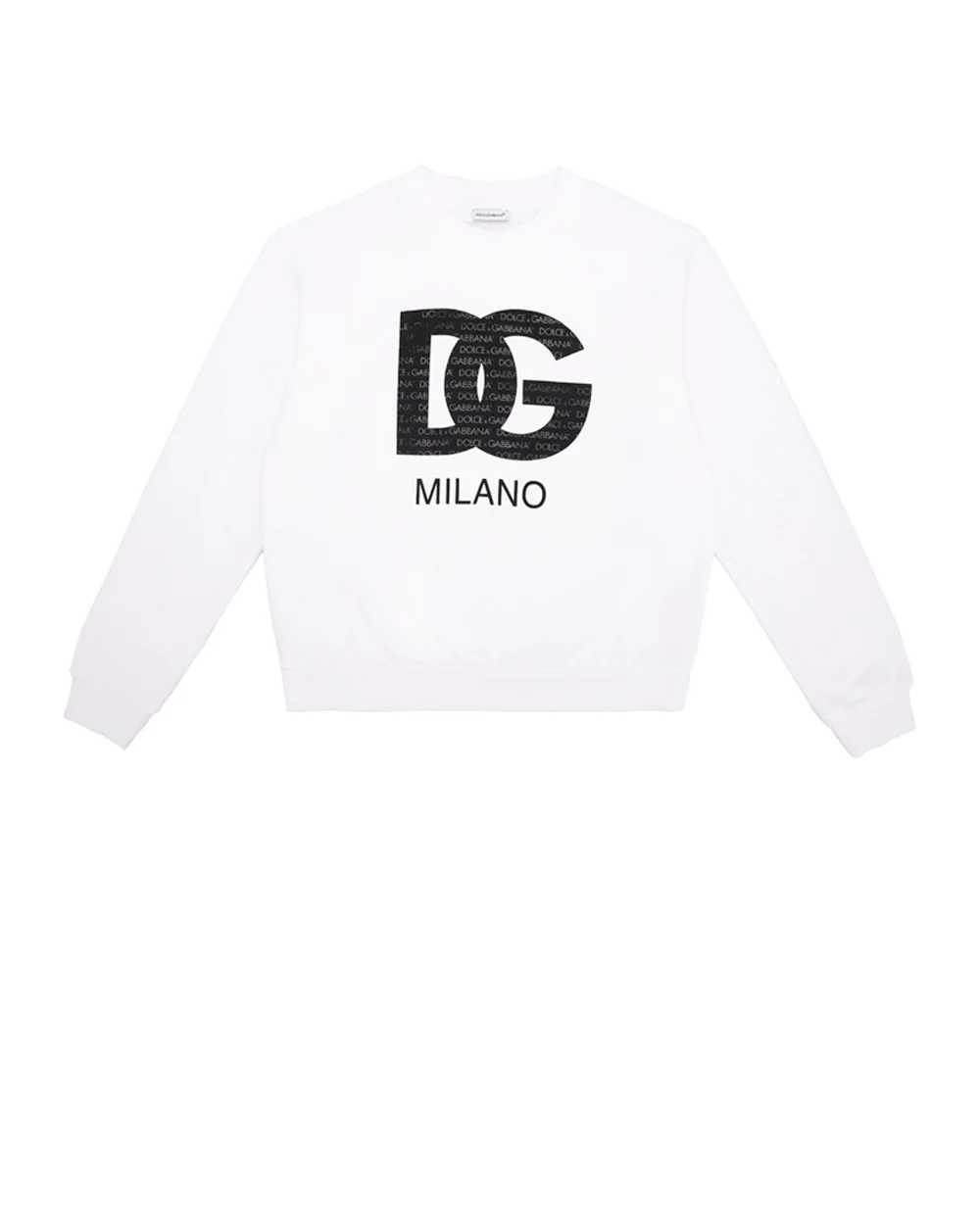 Детский свитшот (костюм) Dolce&Gabbana Kids L4JWHZ-G7L4N-B, белый цвет • Купить в интернет-магазине Kameron