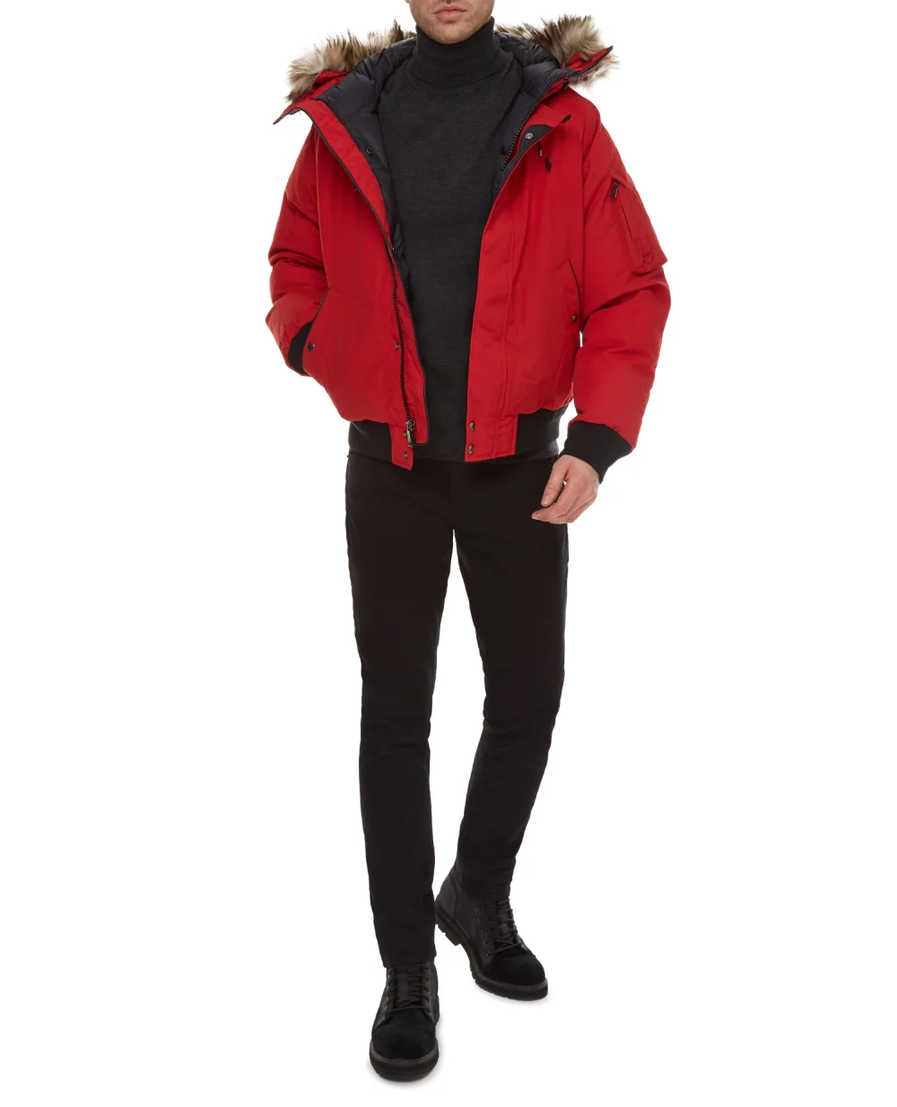 Пуховик Polo Ralph Lauren 710811271001, красный цвет • Купить в интернет-магазине Kameron