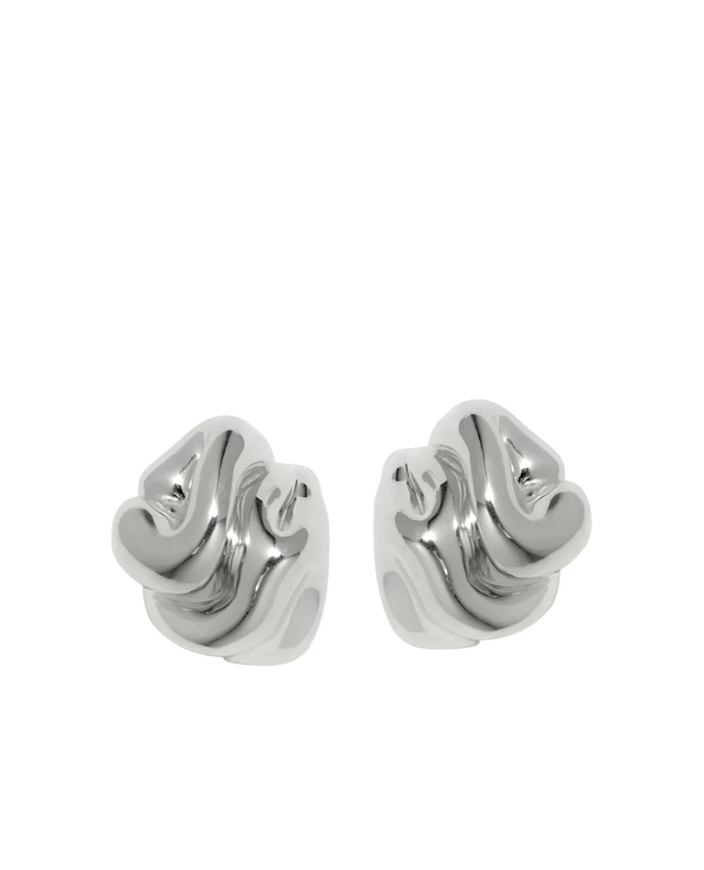 Серьги из переработанного серебра Completedworks R2212-SILVER, серебряный цвет • Купить в интернет-магазине Kameron