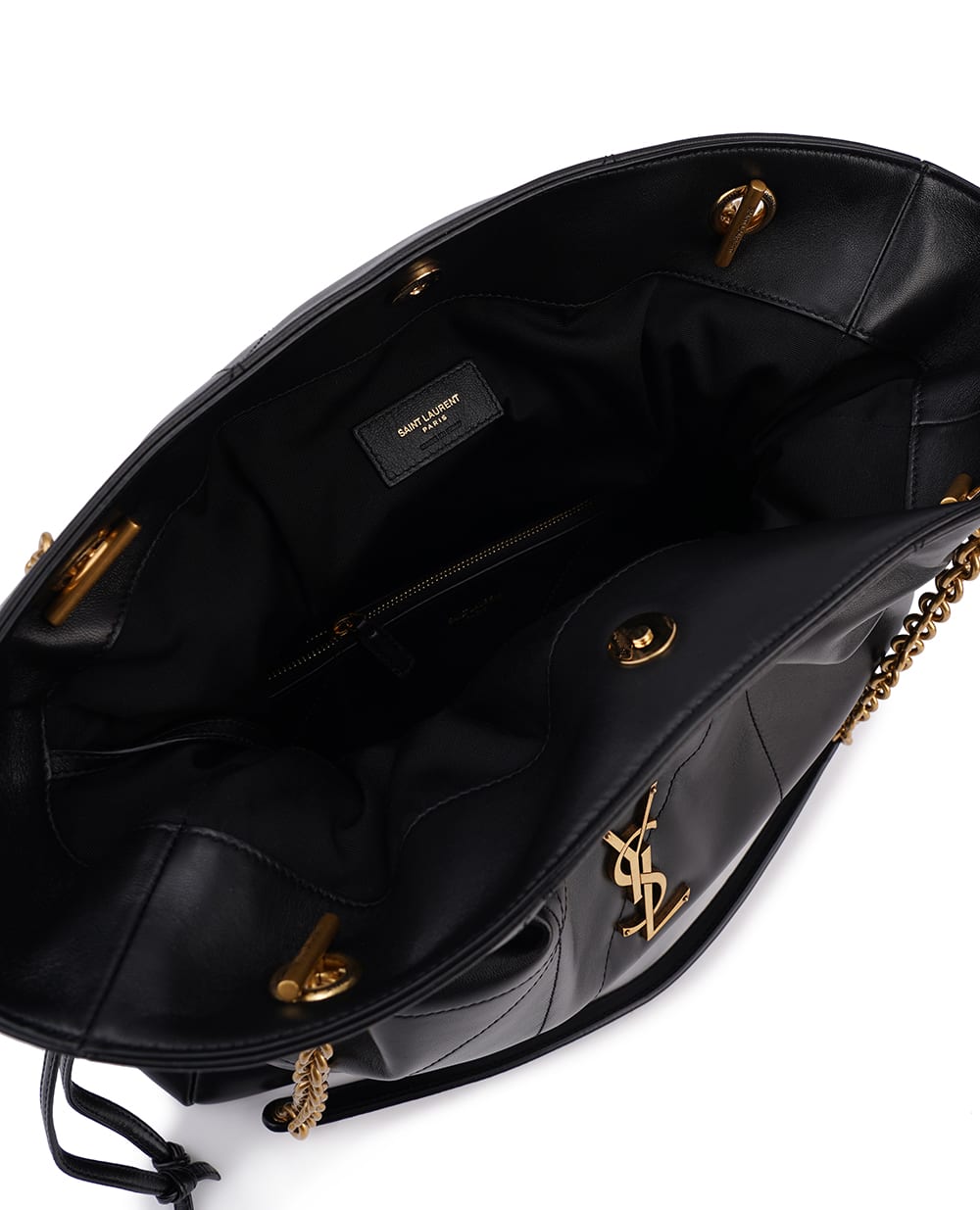 Кожаная сумка Jamie Saint Laurent 809824-AAB32, черный цвет • Купить в интернет-магазине Kameron