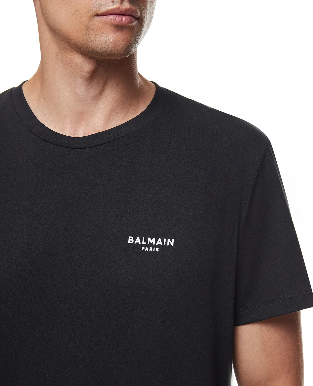 Футболка Balmain WH1EF000B069, черный цвет • Купить в интернет-магазине Kameron