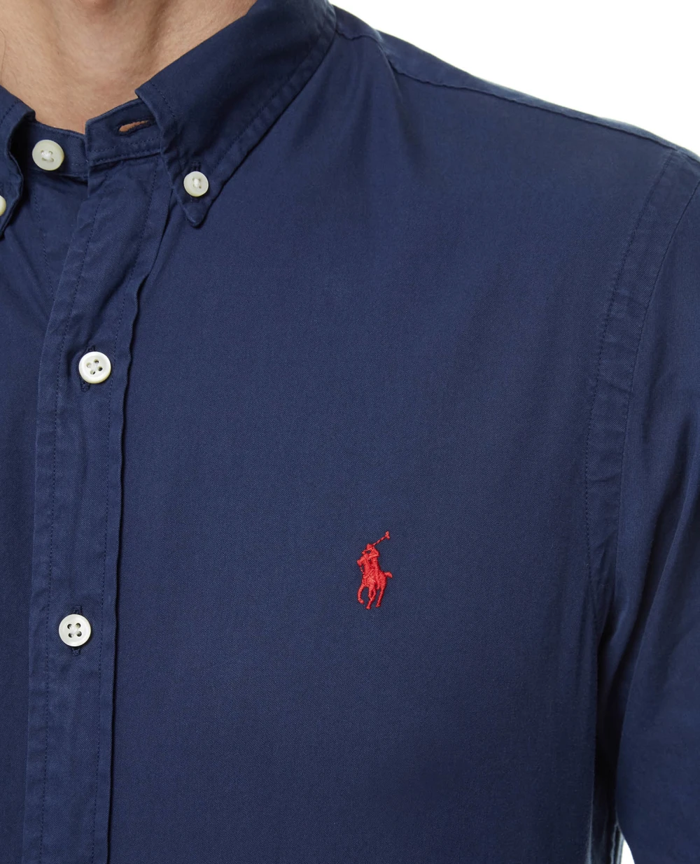 Рубашка Polo Ralph Lauren 710794604001, синий цвет • Купить в интернет-магазине Kameron