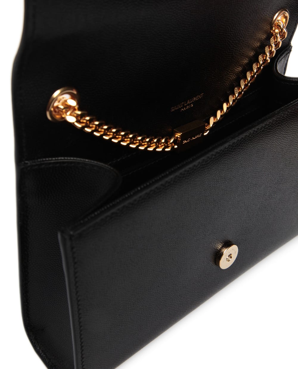Кожаная сумка Kate Small Saint Laurent 474366-BOW0J, черный цвет • Купить в интернет-магазине Kameron