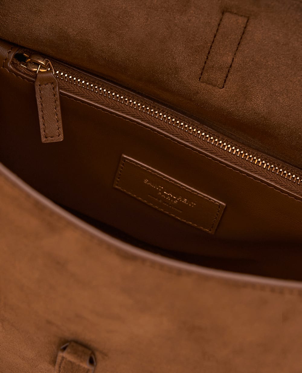 Сумка Le 5 À 7 smail Saint Laurent 713938-1U80W, коричневий колір • Купити в інтернет-магазині Kameron