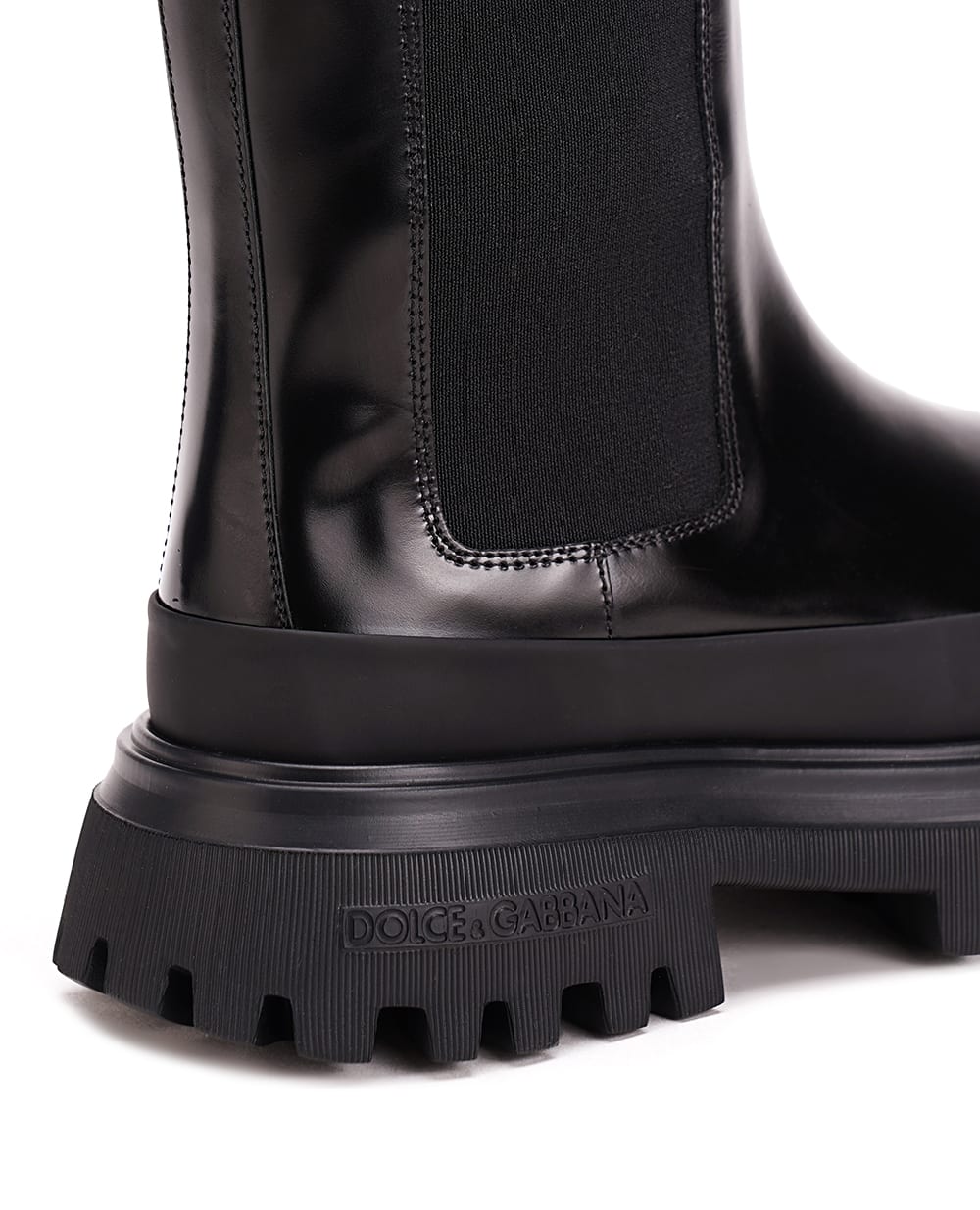 Детские сапоги Dolce&Gabbana Kids D11221-AW576-M, черный цвет • Купить в интернет-магазине Kameron