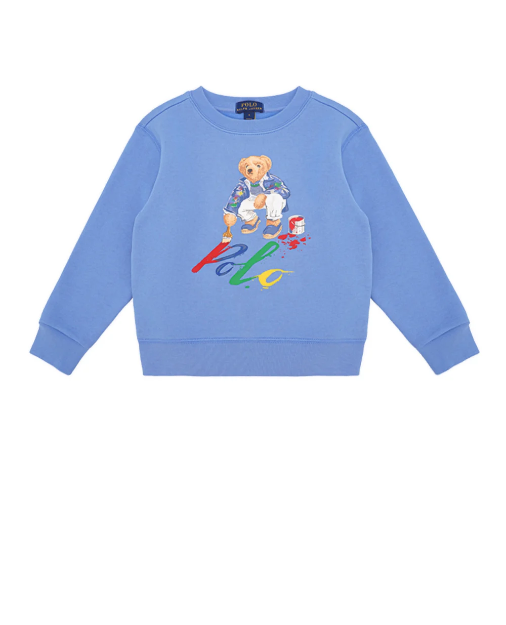 Детский свитшот Polo Bear Polo Ralph Lauren Kids 320919722004, синий цвет • Купить в интернет-магазине Kameron