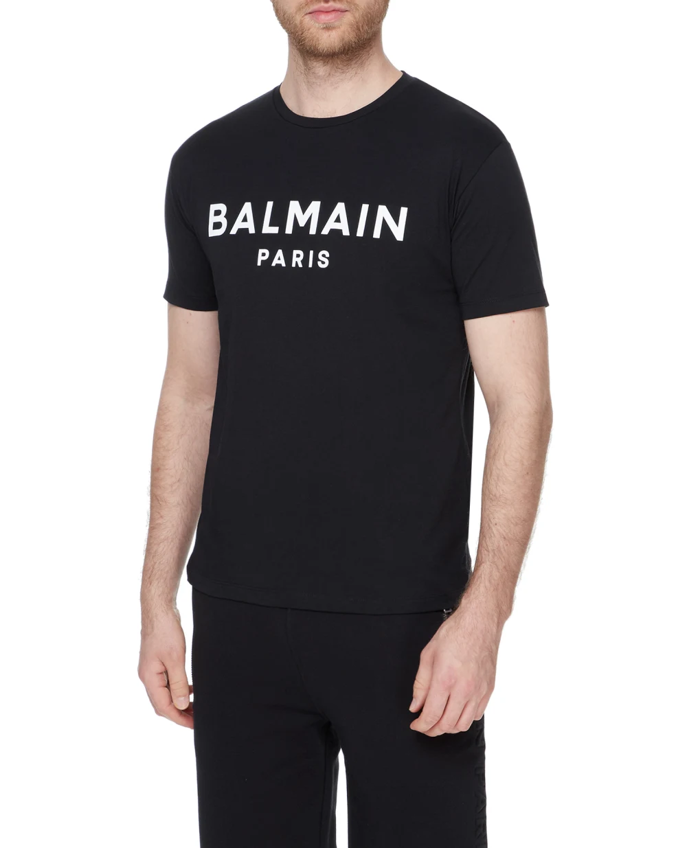 Футболка Balmain AH1EG000BB73, чорний колір • Купити в інтернет-магазині Kameron