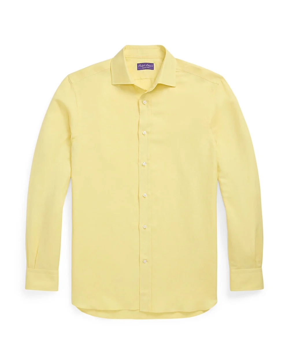 Рубашка Ralph Lauren Purple Label 791P06698001, желтый цвет • Купить в интернет-магазине Kameron