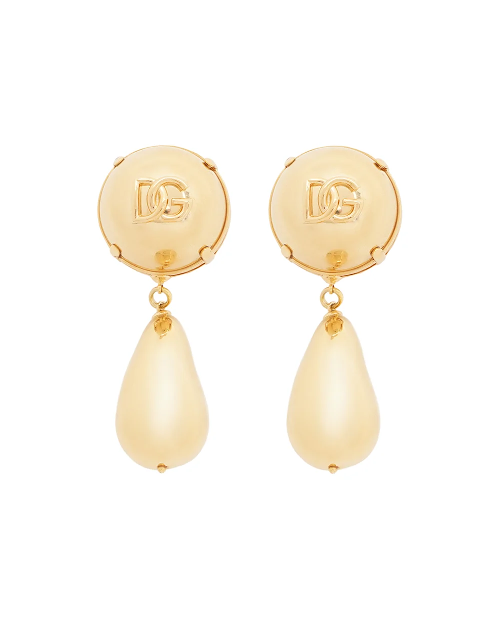 Серьги Dolce&Gabbana WER2E4-W1111, золотой цвет • Купить в интернет-магазине Kameron