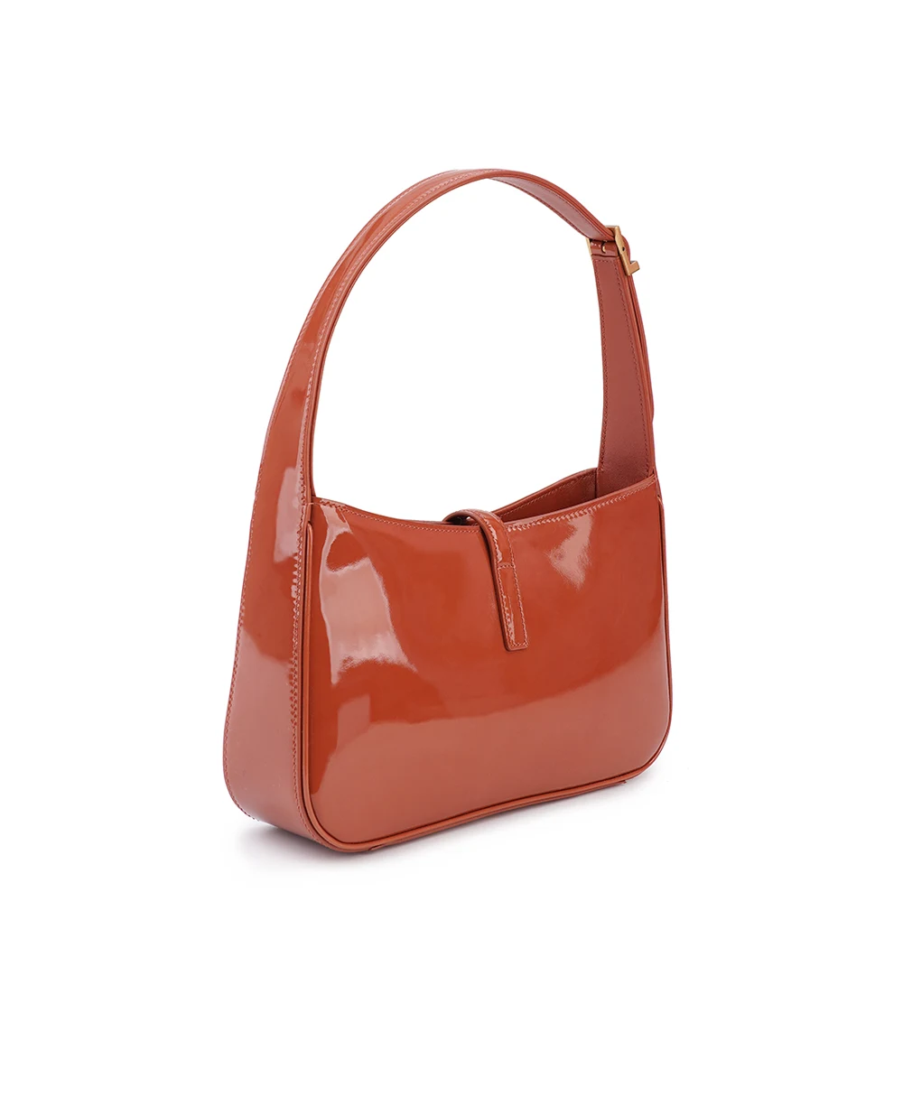 Шкіряна сумка Le 5 à 7 Saint Laurent 657228-AAD16, теракотовий колір • Купити в інтернет-магазині Kameron